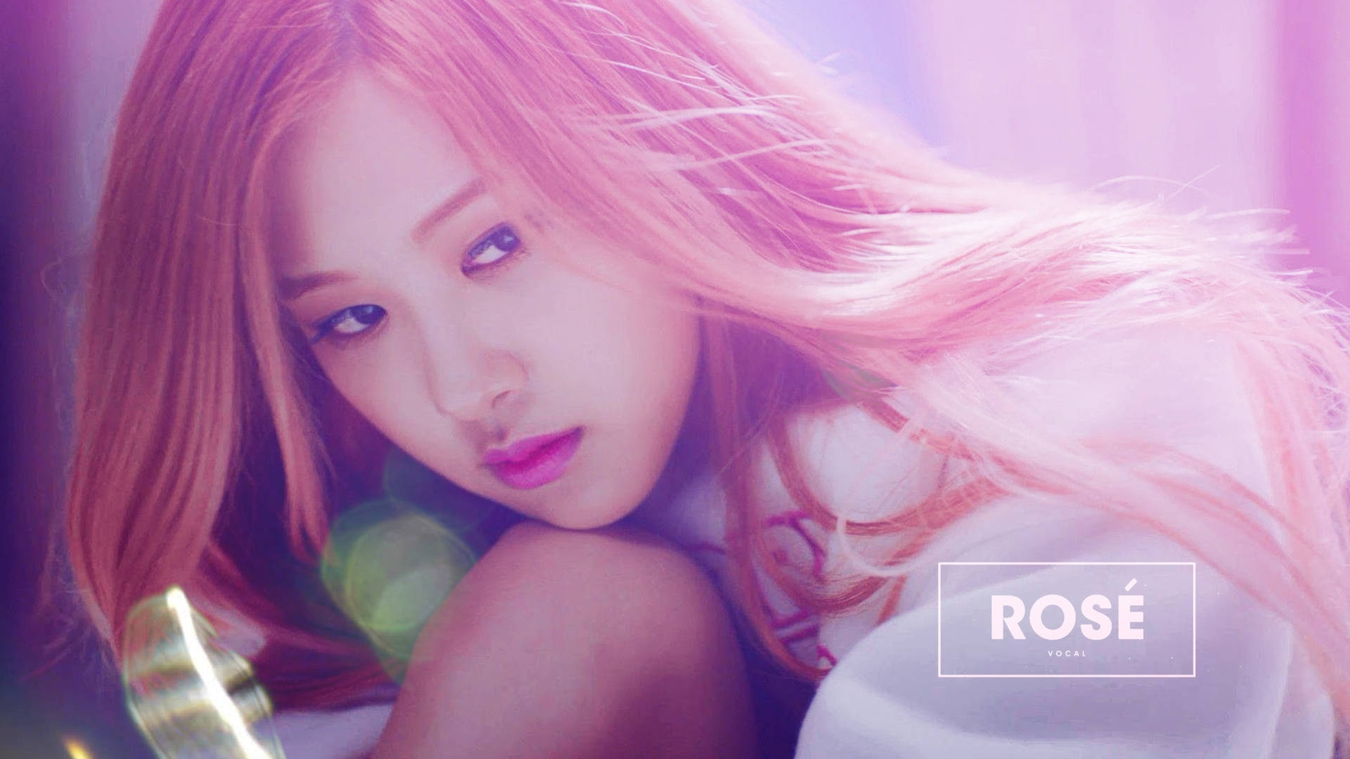 Download Rose Blackpink With Orange Hair Wallpaper  Wallpapers