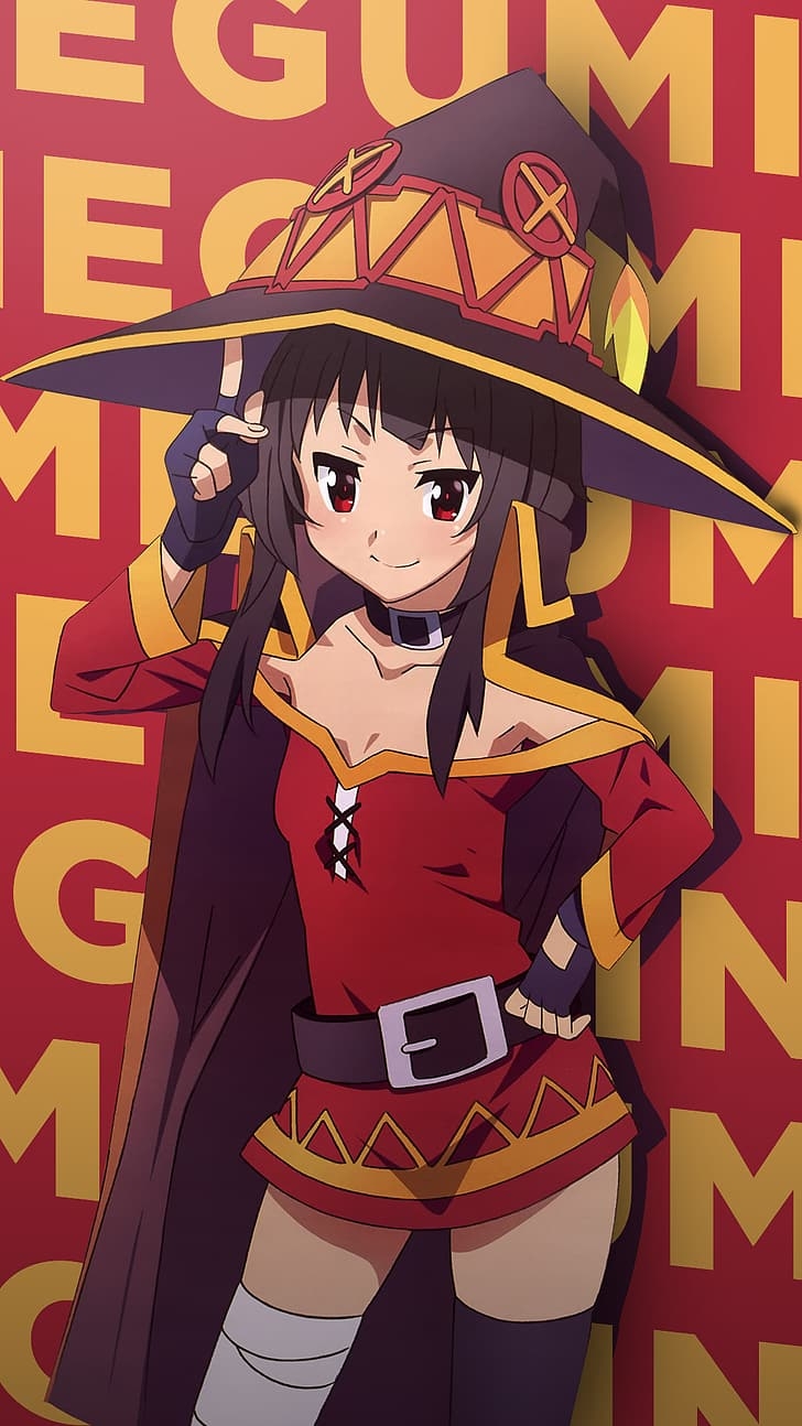 HD wallpaper: Megumin (KonoSuba), mobile  Wallpaper Flare