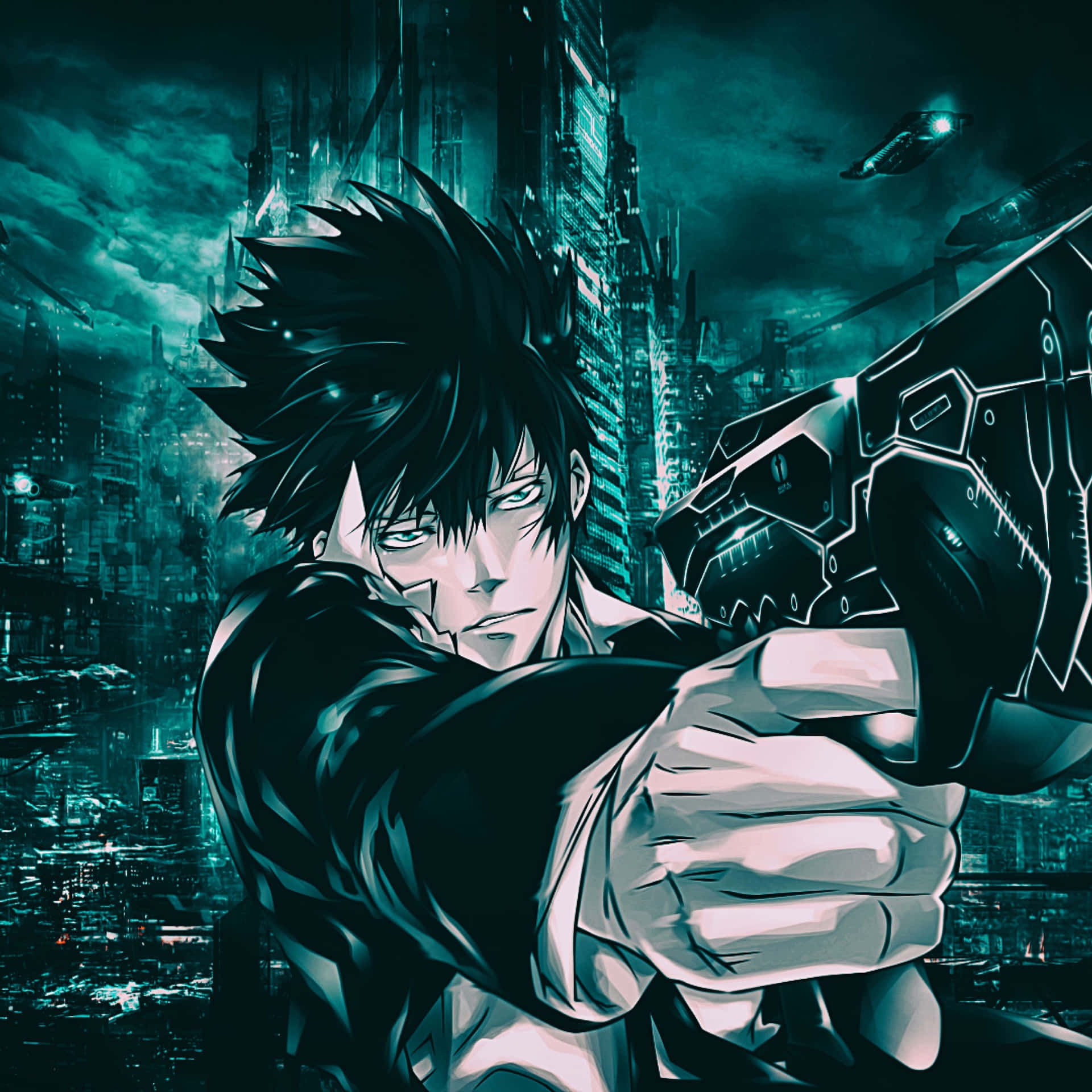 Download Intense Shinya Kogami from the Anime Psycho-Pass